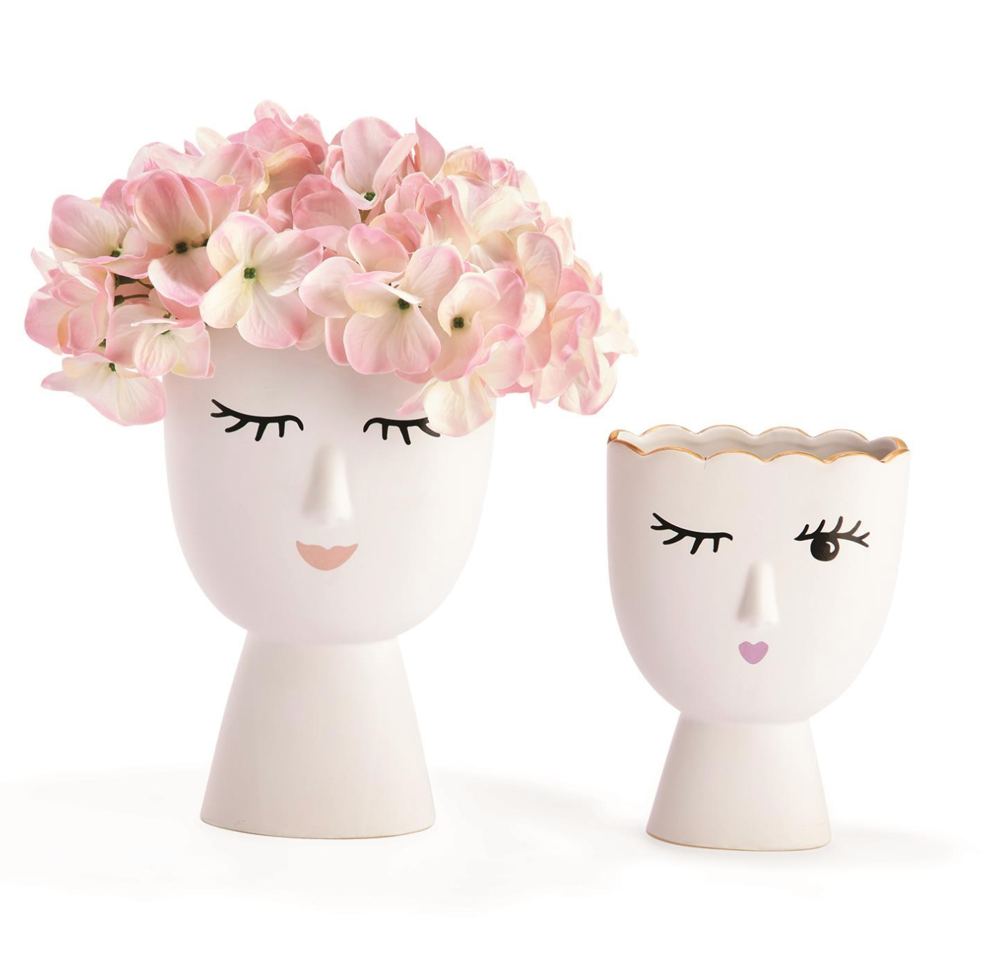 Margaux Vase Includes Wink and Smile - Porcelain