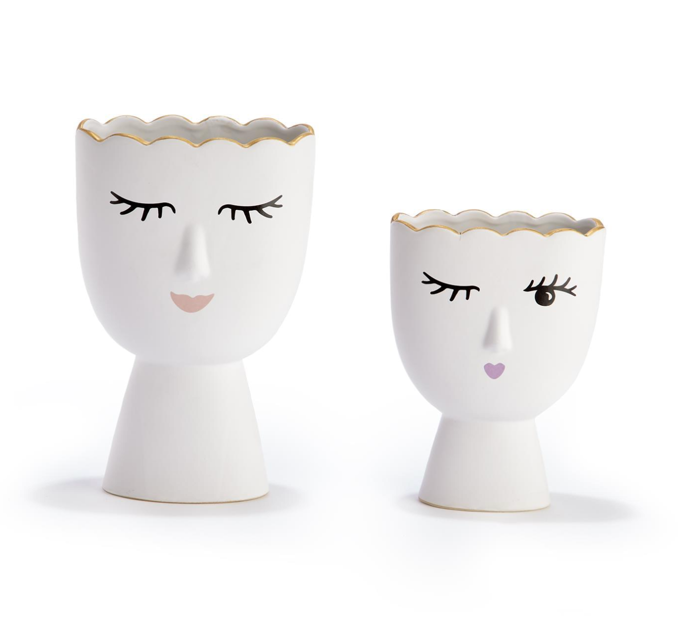 Margaux Vase Includes Wink and Smile - Porcelain