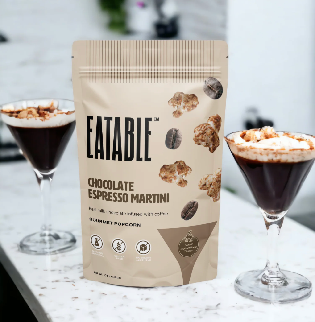 Chocolate Espresso Martini - Milk Chocolate Kettle Corn