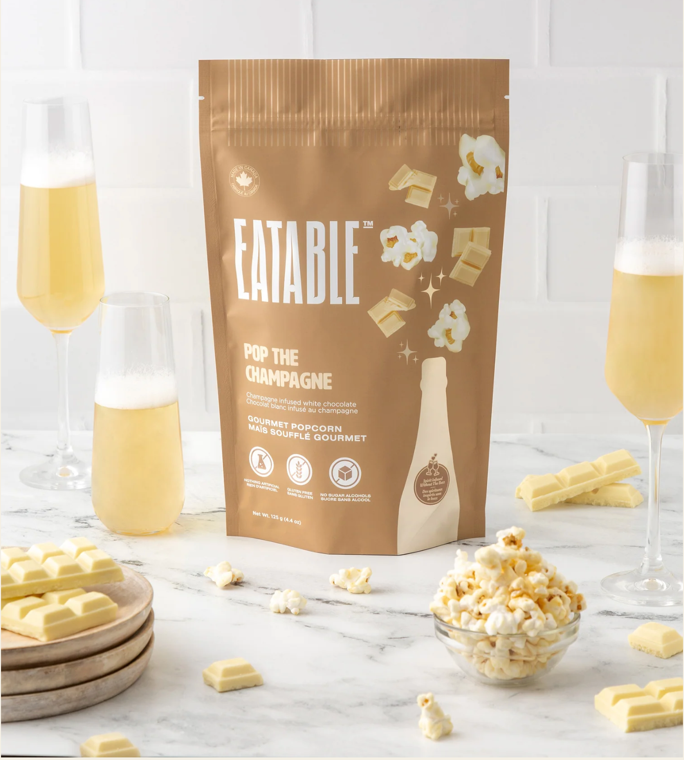 Pop the Champagne - Wine Infused White Chocolate Kettle Corn