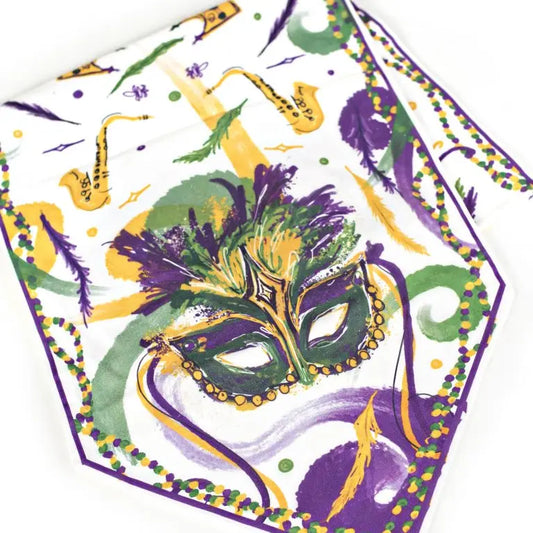 Table Runner - Mardi Gras Mask