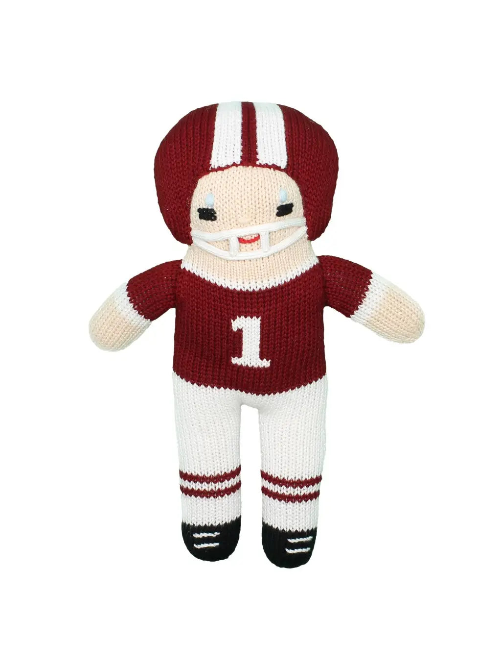 Football Player Knit Rattle