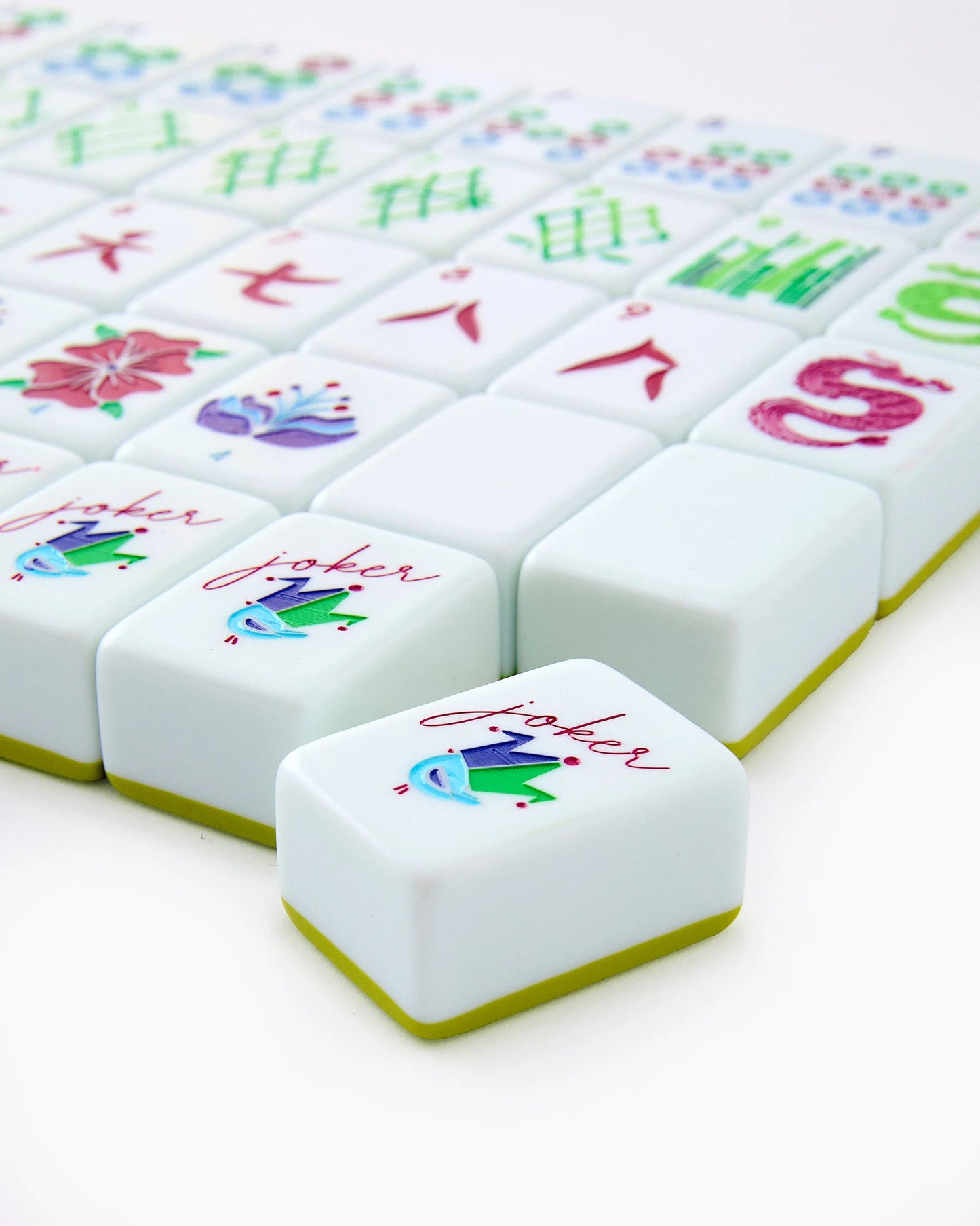 Extra Large Citron Mahjong Tiles