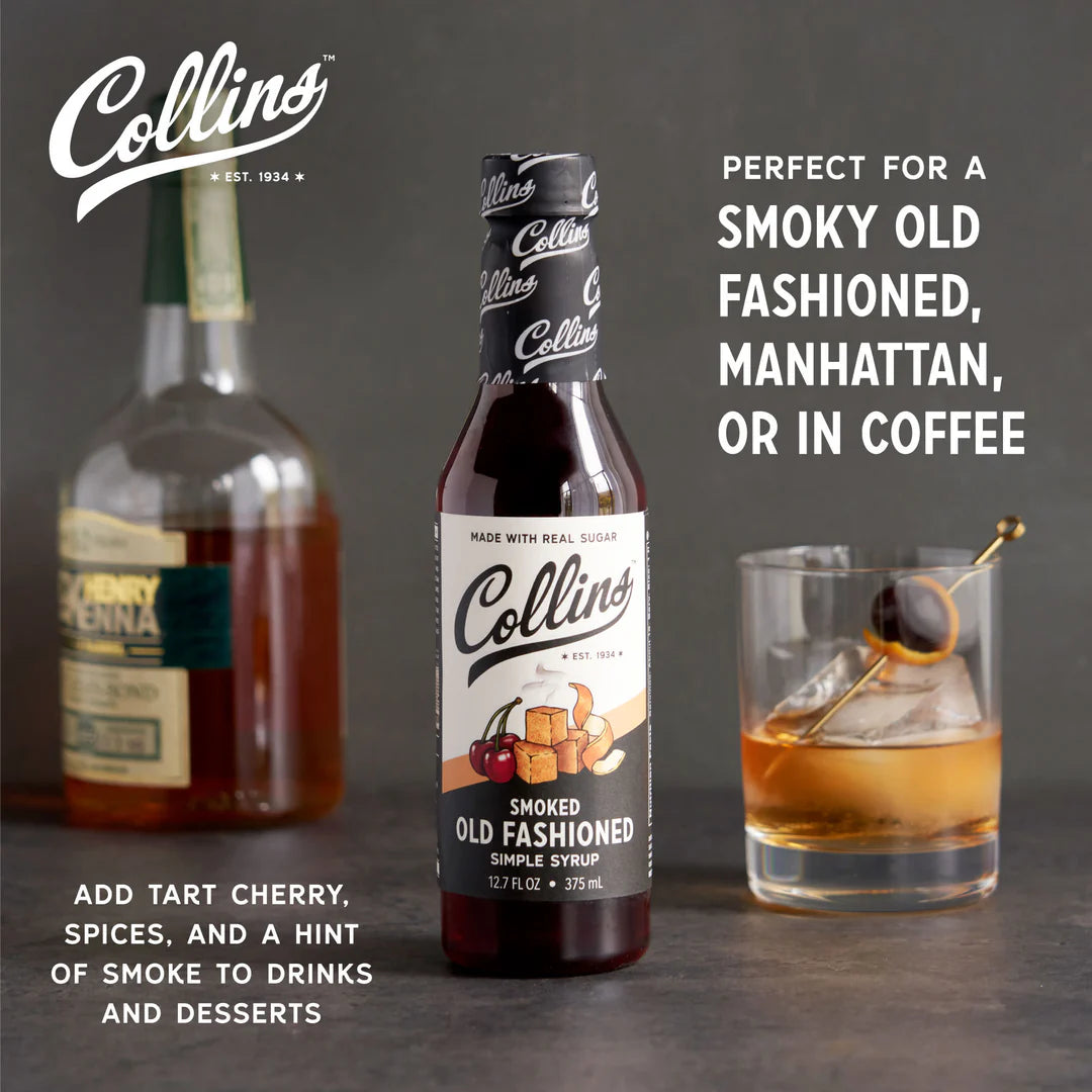 SMOKED OLD FASHIONED SYRUP 12.7 OZ. COLLINS