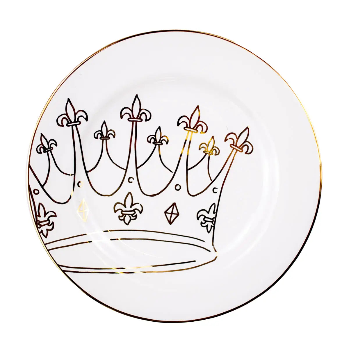 Her Royal Highness Plate White