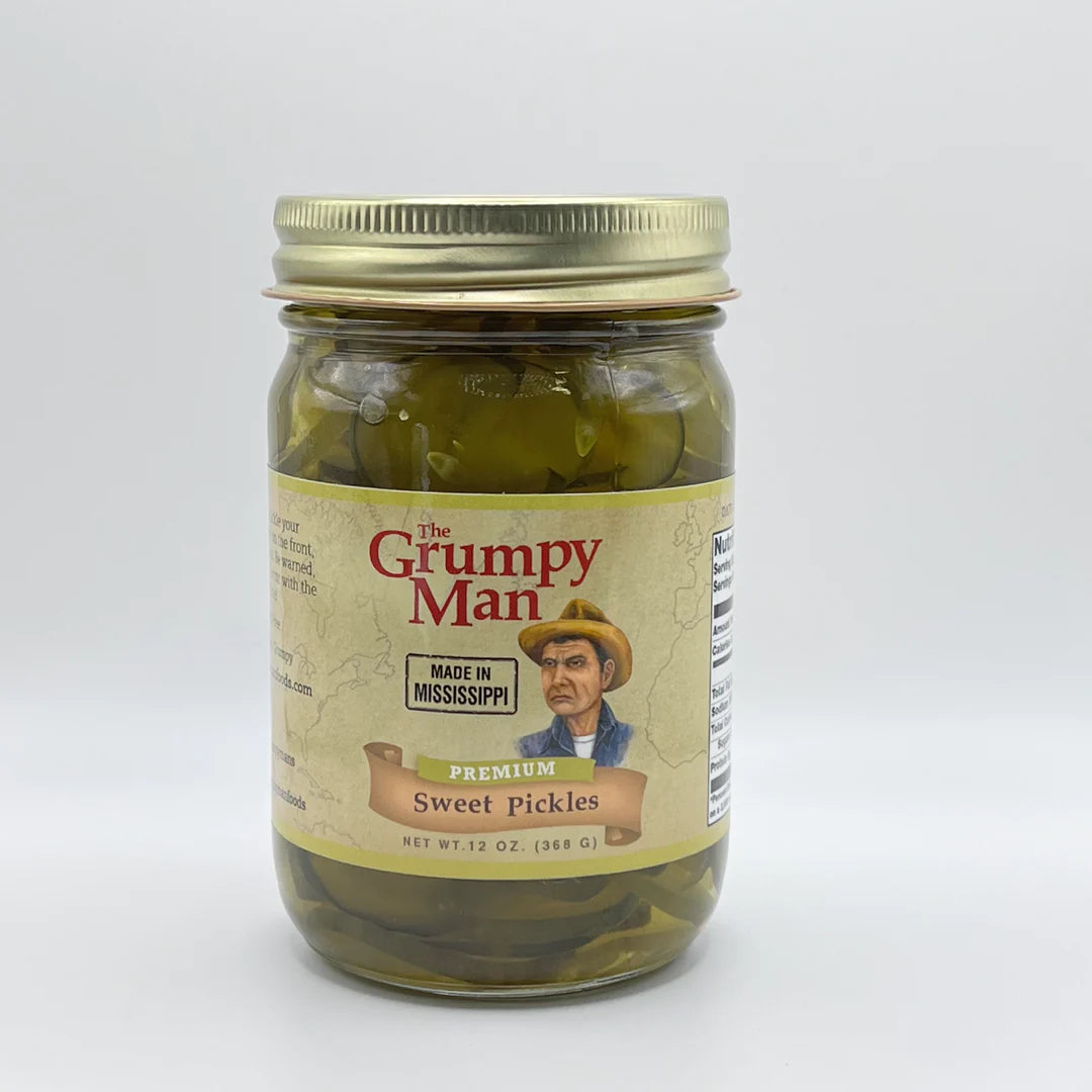 Grumpy Man Sweet Pickles