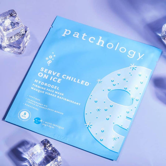 Serve Chilled On Ice Firming Hydrogel Facial Mask