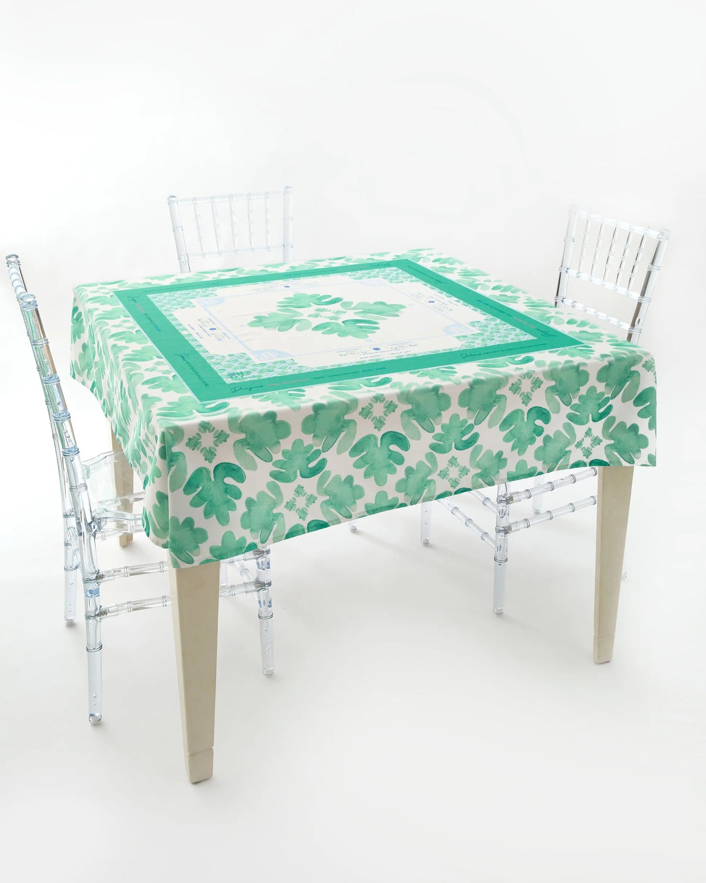 Instructional Mahjong Tablecloth