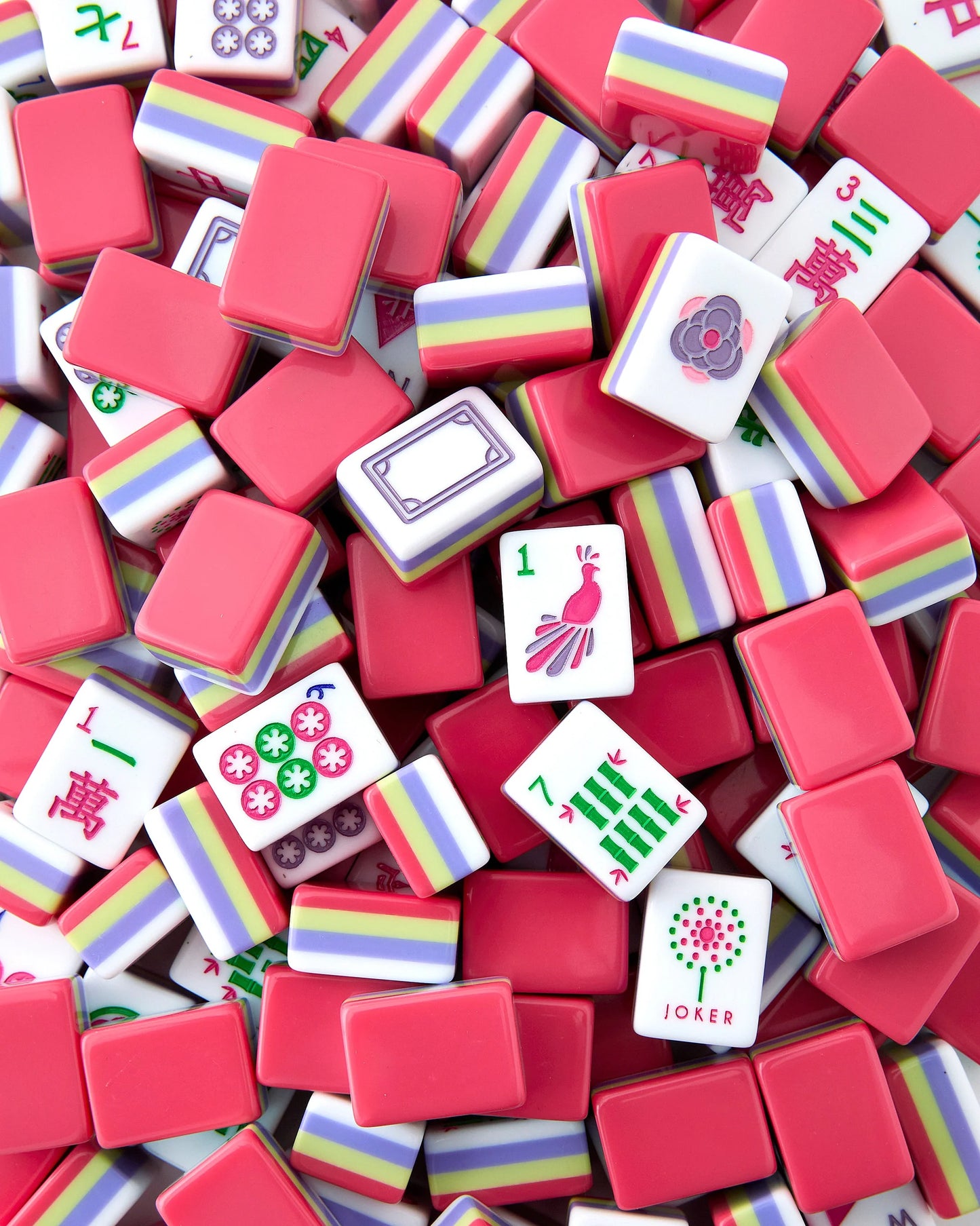 Spring Soiree Mahjong Tiles