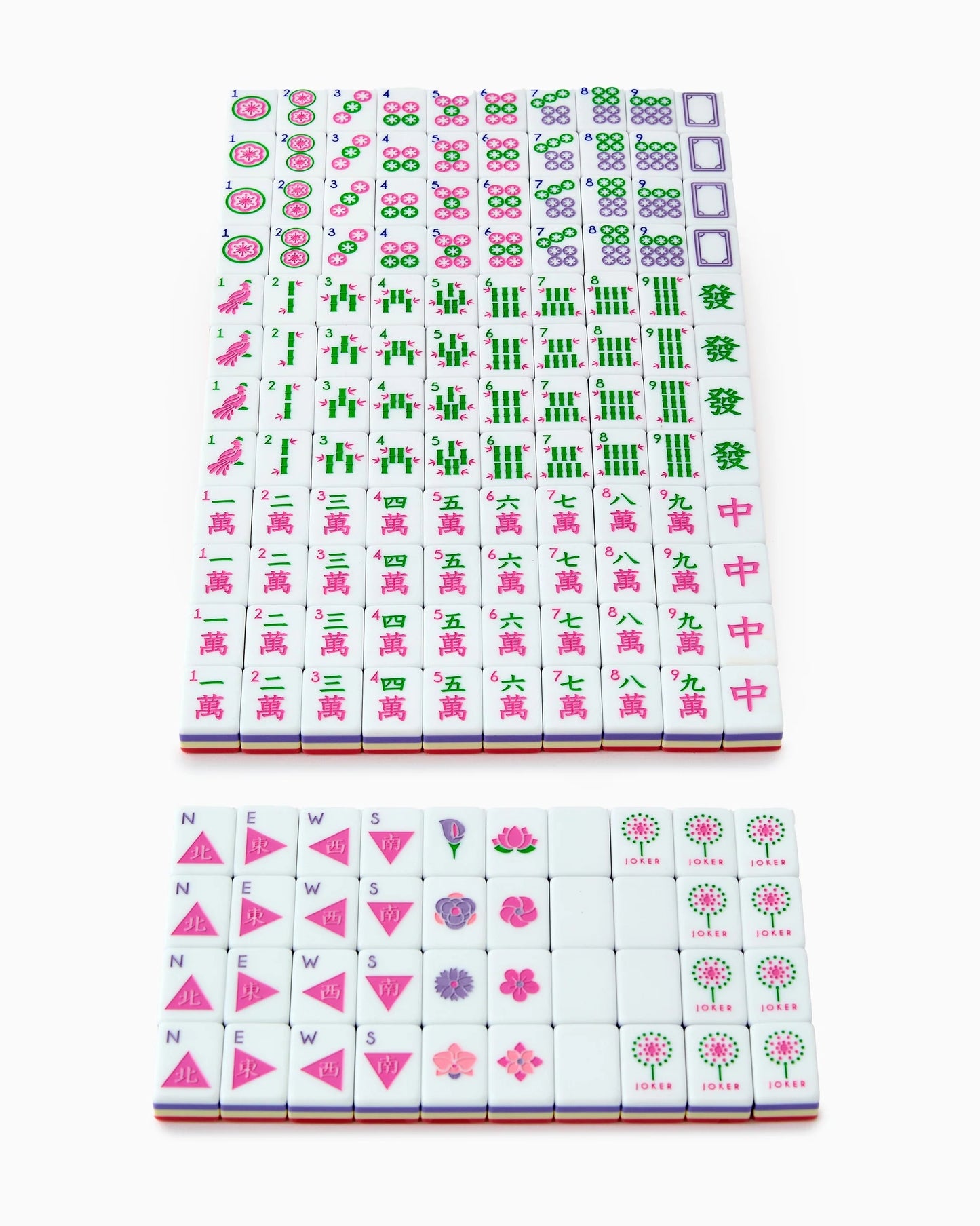 Spring Soiree Mahjong Tiles