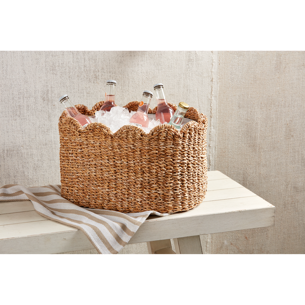 Scallop Woven Party Tub