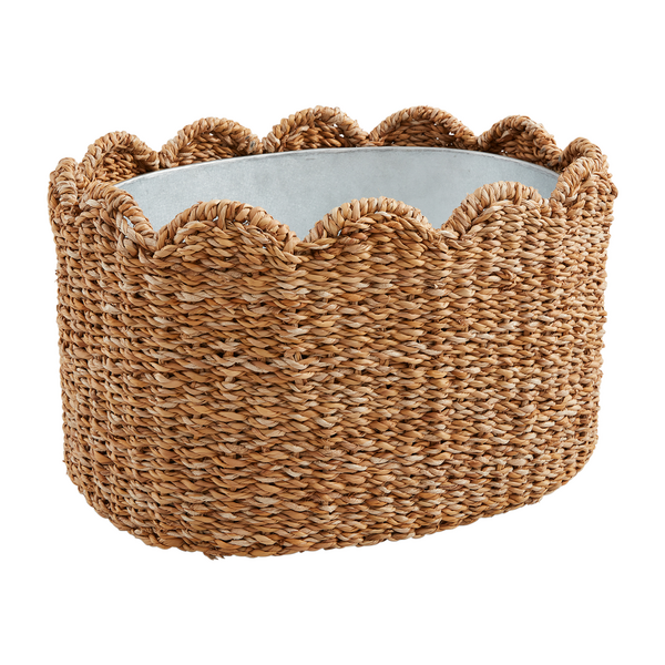 Scallop Woven Party Tub