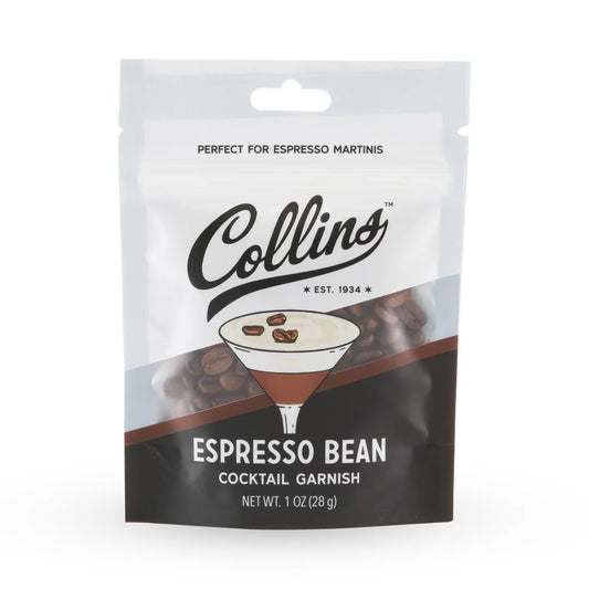 1 oz. Espresso Bean Garnish by Collins